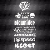 JDM Style Car Stickers Custom Die Cut Vinyl Free Shipping