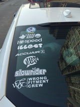 JDM Style Car Stickers Custom Die Cut Vinyl Free Shipping